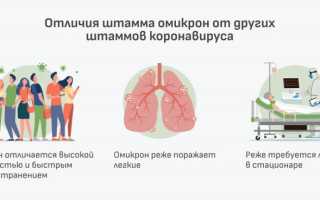 Рекомендации по лечению омикрон-штамма коронавирусной инфекции