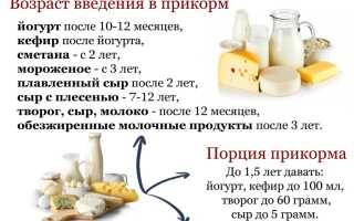 Как вводить творог и кефир в прикорм грудничка: сколько молочных продуктов можно давать ребенку и с какого возраста?