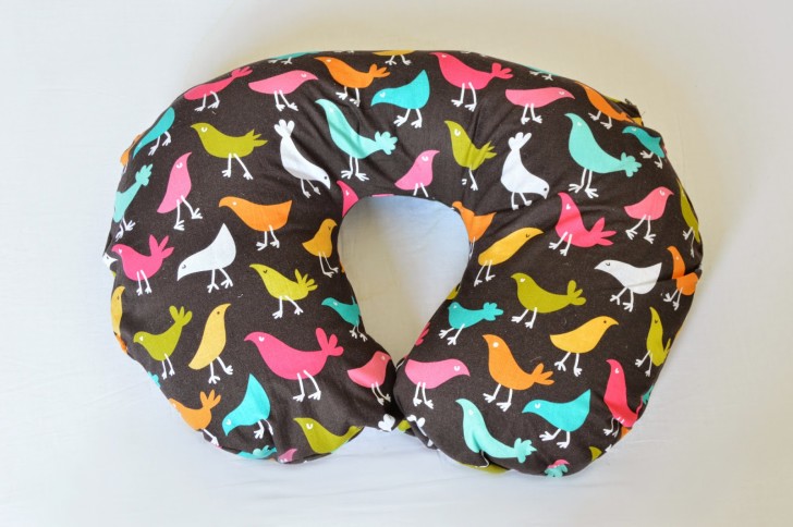 brown nursing pillow