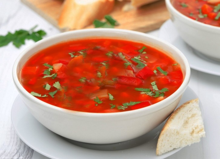 Борщ с помидорами Борщ с помидорами
