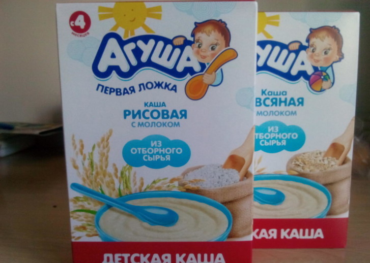 Детская каша Агуша