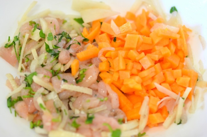 Тыква с мясом